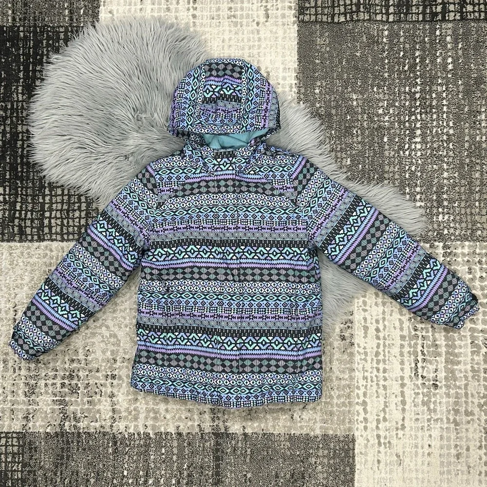 The Children's‎ Place Girls Long Sleeve Printed 3 In 1 Jacket Size 10/12